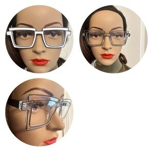Animated Oversized Anti Blue light eyeglasses (1 pair)